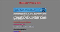 Desktop Screenshot of nintendo-price-guide.com